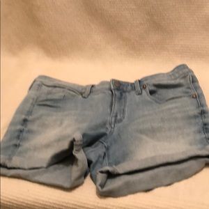 Mossimo mid rise jean shorts